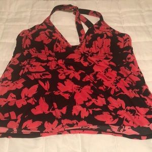 Womens tankini swim top halter style